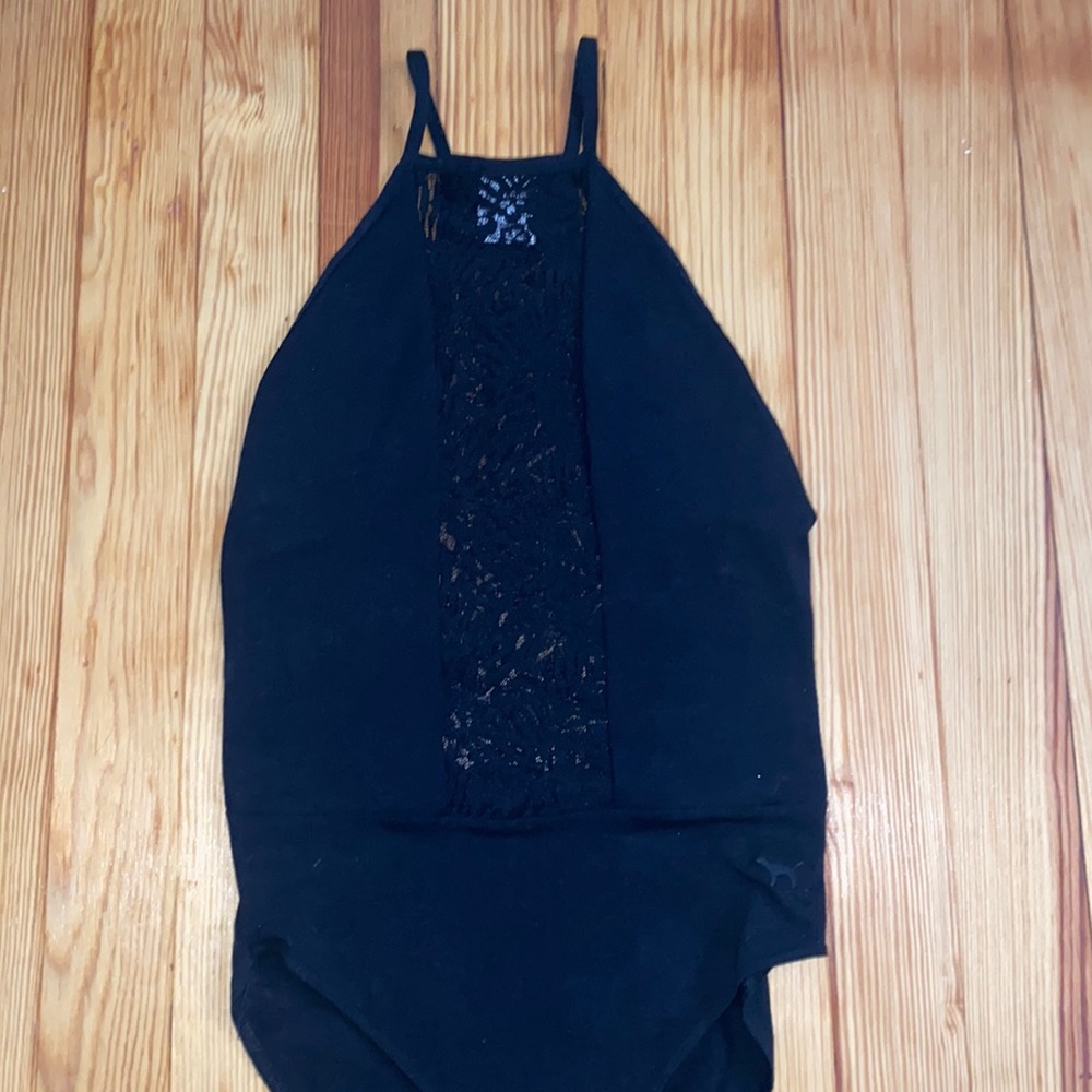 Victoria Secret black lace body suit